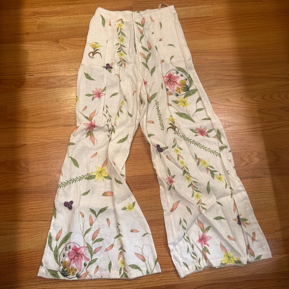 Agua Bendita linen pants
